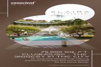 Explore Elaira Residences by Conscient, Gurugram - 75,000 Sq. Ft. Clubhouse