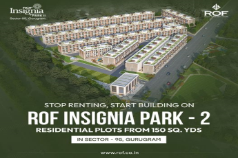 Build Your Dream at ROF Insignia Park - 2: Premium Residential Plots in Sector 95, Gurugram
