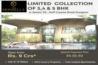 Special payment plan 35:35:30 at Tulip Monsella in Sector 53, Gurgaon