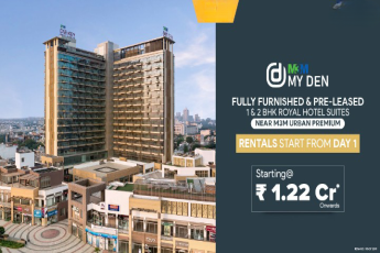 Ready to move studio apartment at M3M My Den in Sector 67, Gurgaon