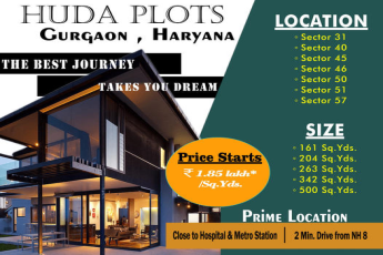 Huda Plots Gurgaon: Plots Starting from 161 Sq. Yds in Gurgaon