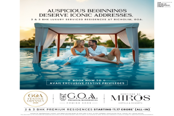 Own a Slice of Paradise in Goa’s Bicholim: Premium 2 & 3 BHK Residences Starting at ₹1.17 Cr.