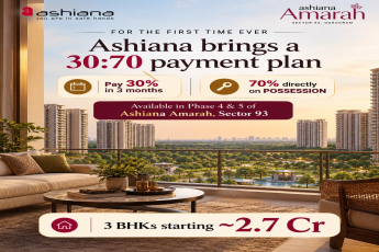 Explore Our 30:70 Payment Plan || New Payment Plan at Ashiana Amarah || Secure Your Dream Home Today