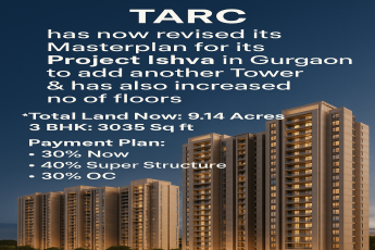 New Tower Launch at TARC Ishva, Gurgaon - Exclusive 3 BHK Units Available