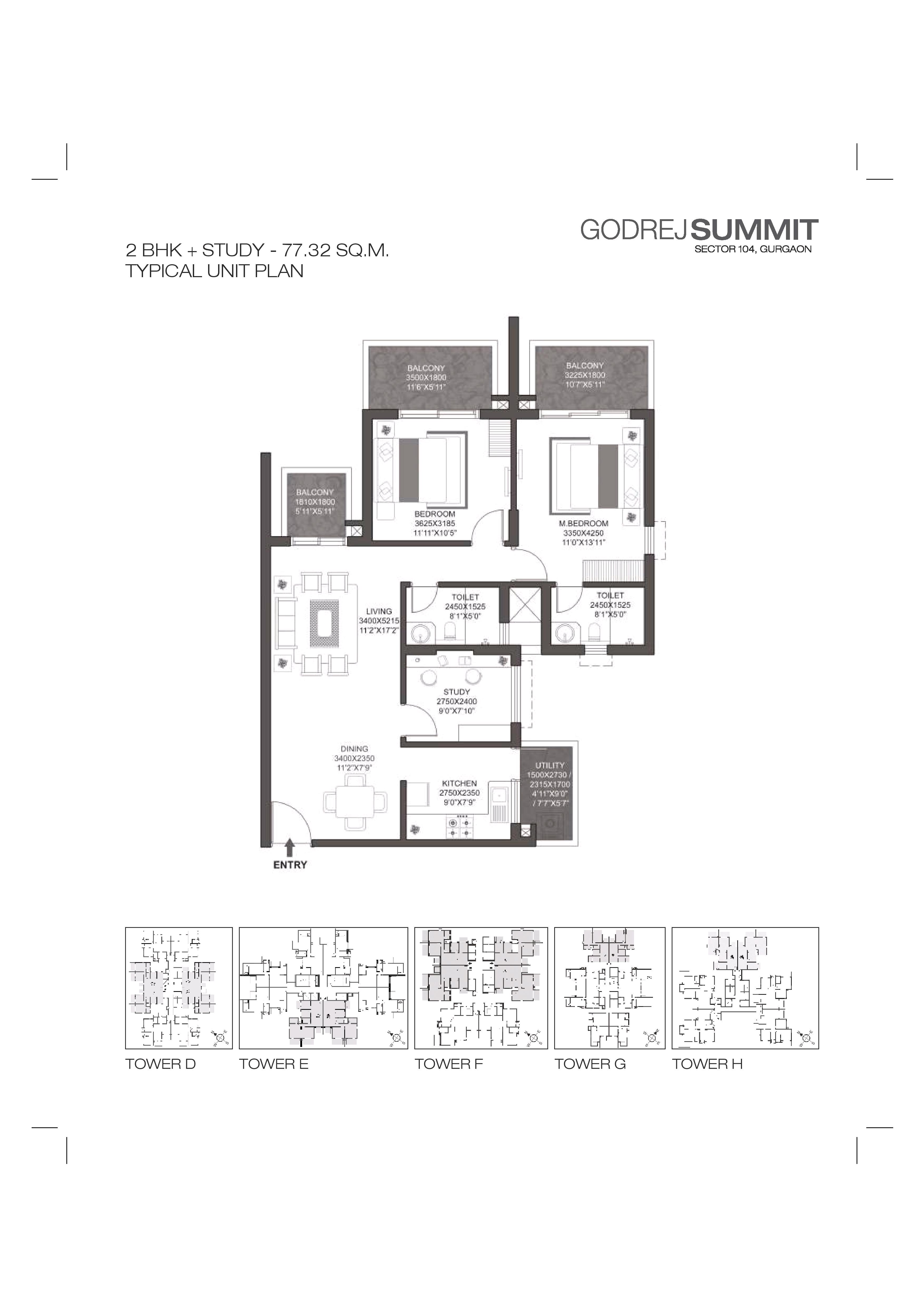 Godrej Summit Floor Plan