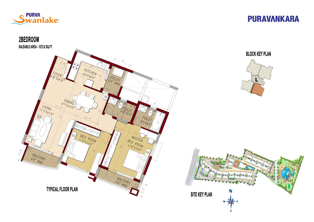 Purva Swanlake Floor Plan