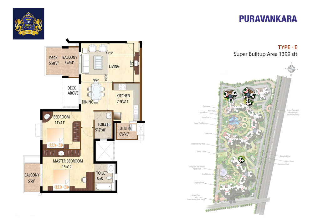 Purva High Crest Floor Plan