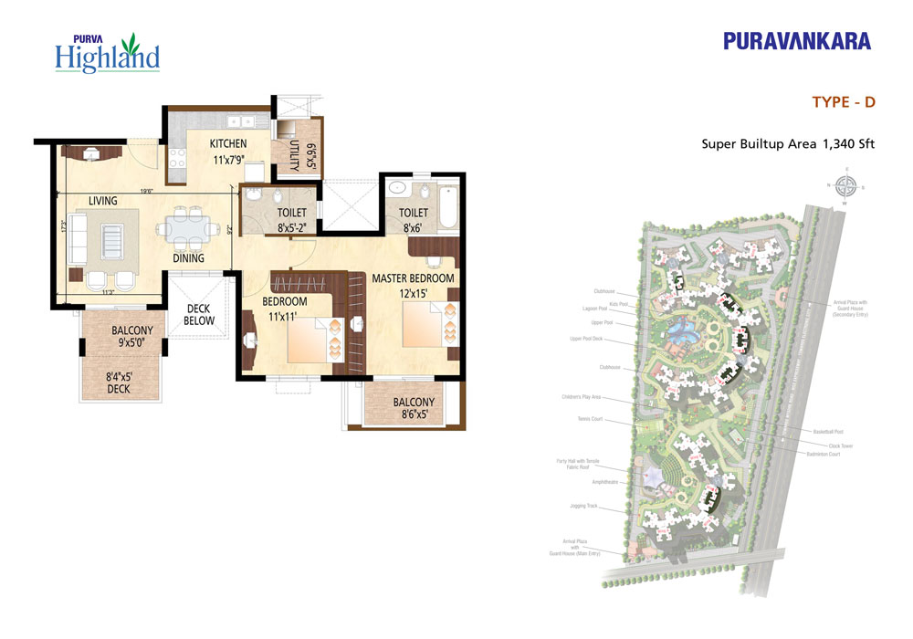 Purva Highland Floor Plan