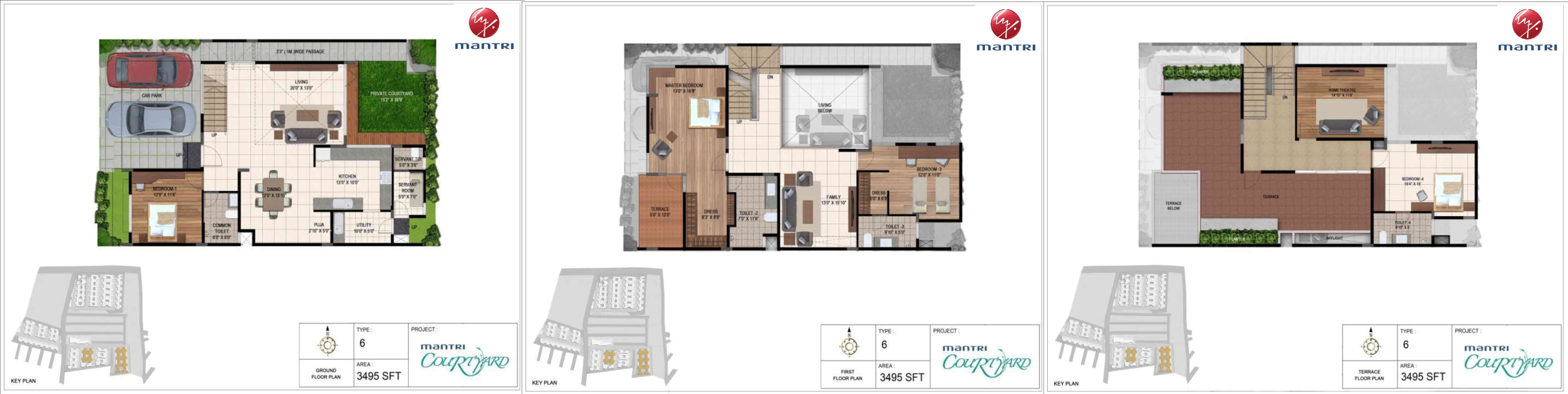 Mantri Courtyard Floor Plan