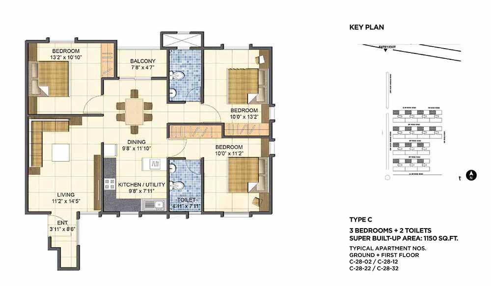 Brigade Meadows Value Homes Floor Plan