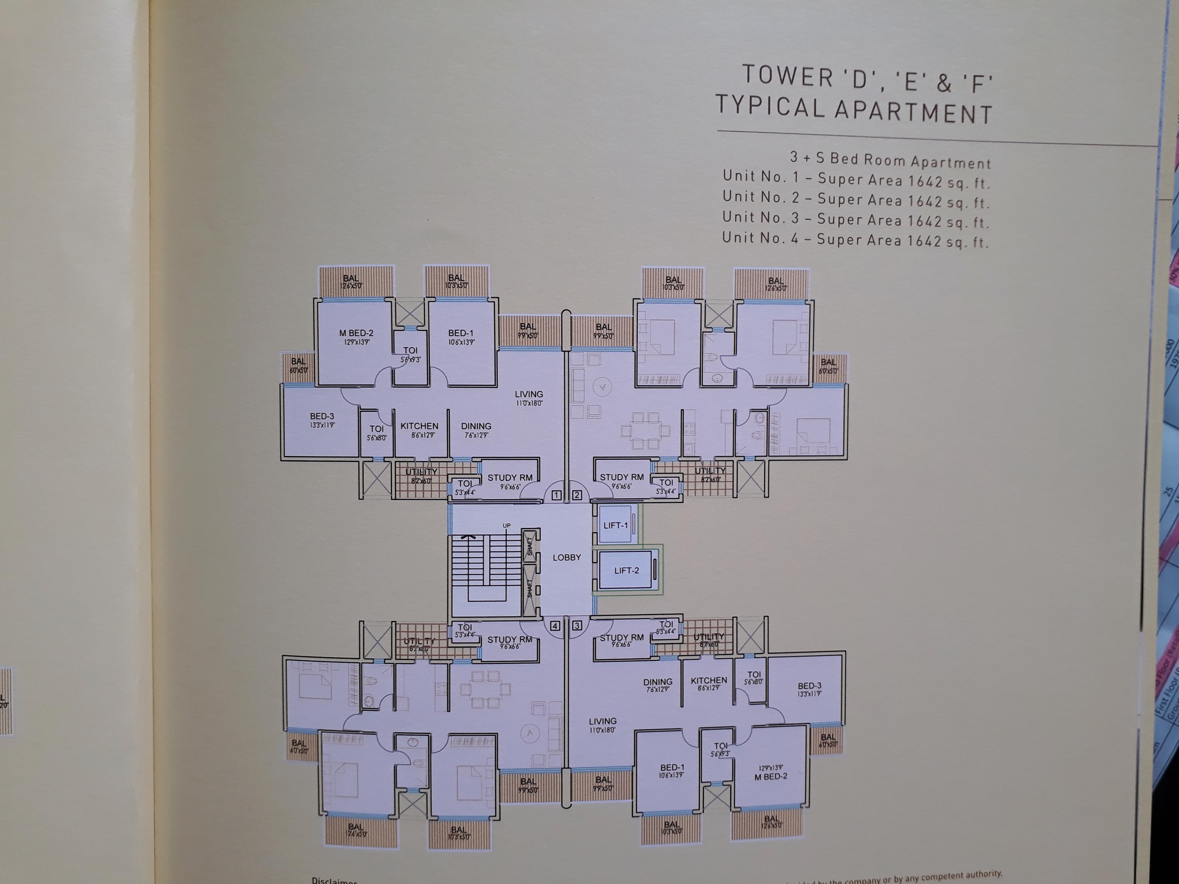 Dhoot Time Residency Floor Plan