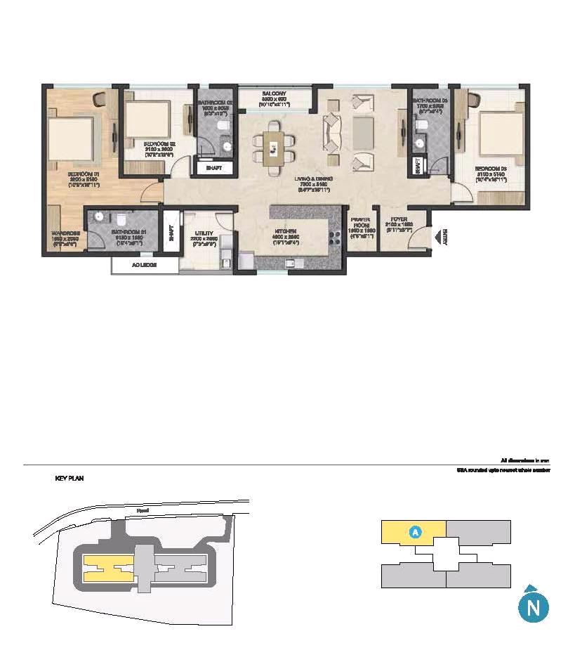 Sobha Clovelly Floor Plan
