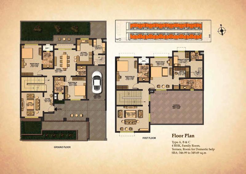 Sobha City Aristos Floor Plan