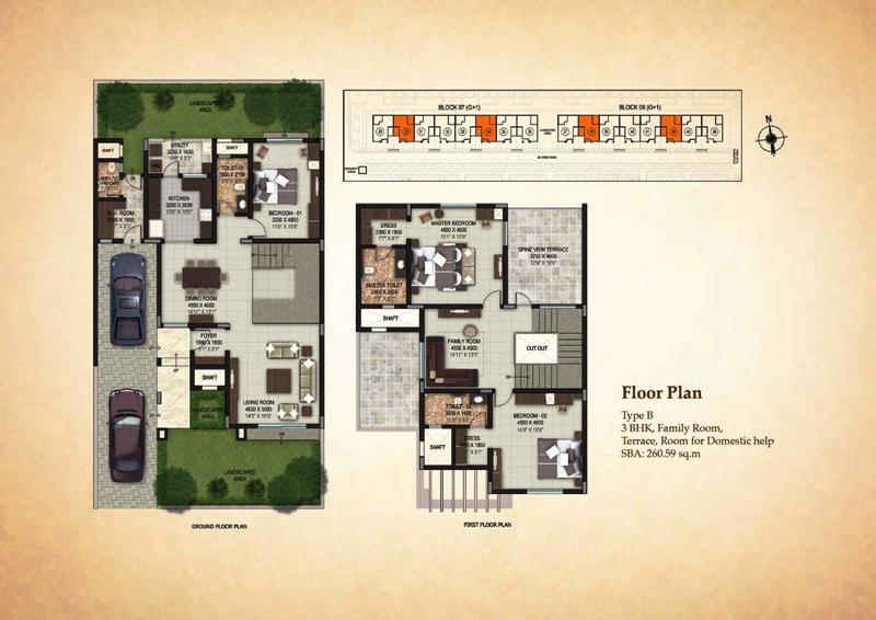 Sobha City Aristos Floor Plan