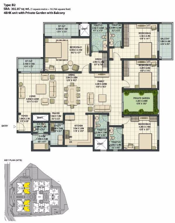 Sobha Palladian Floor Plan