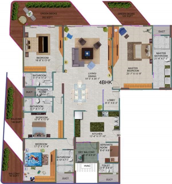 Mahindra LArtista Floor Plan