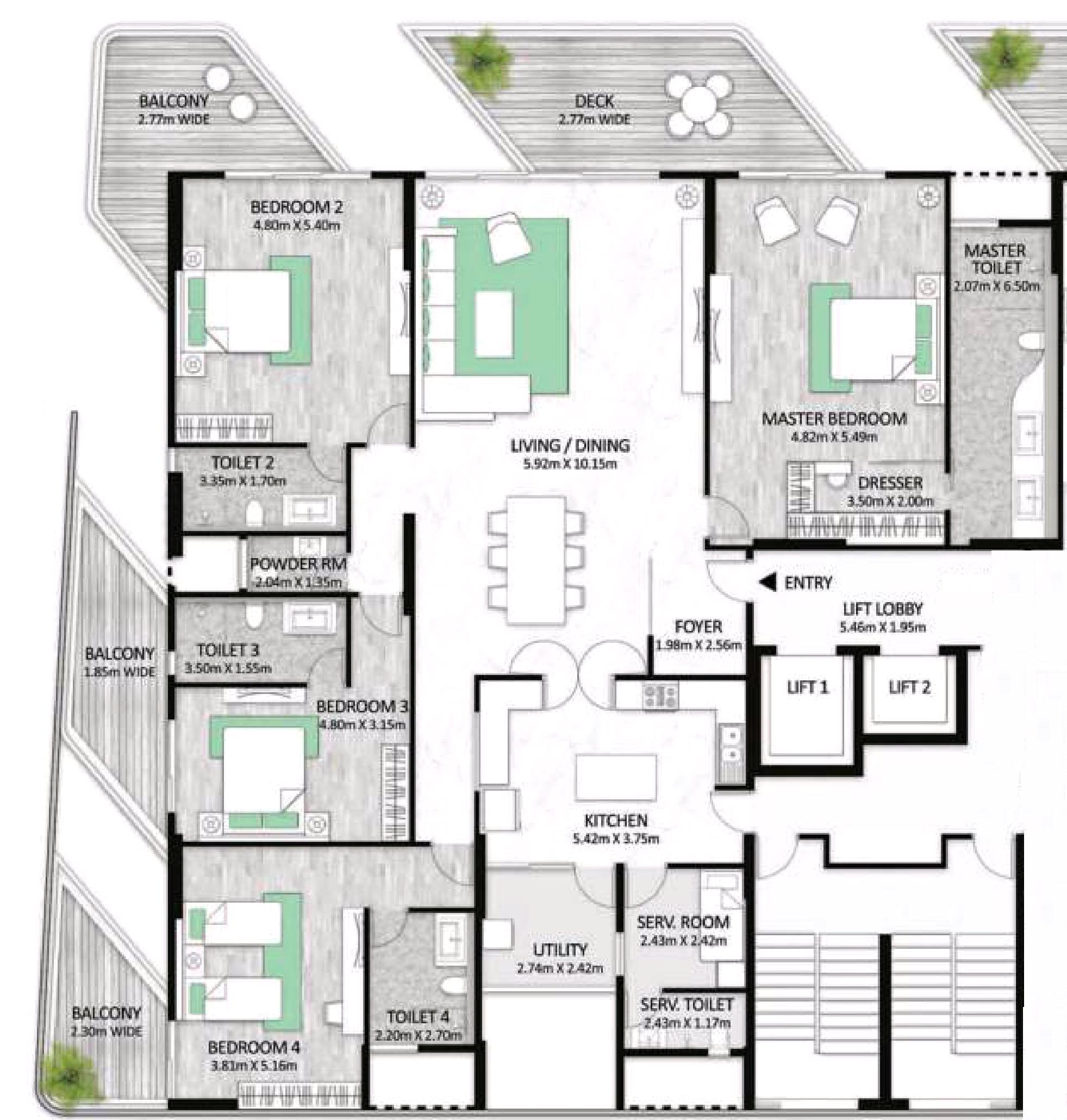 Mahindra LArtista Floor Plan
