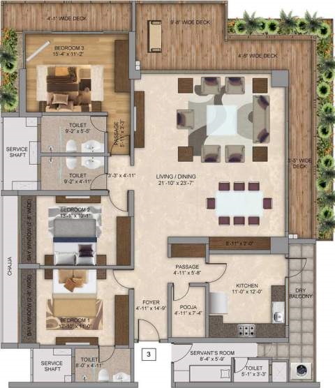 The Wadhwa The Address Floor Plan