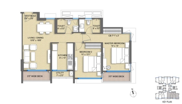 The Wadhwa Courtyard Floor Plan