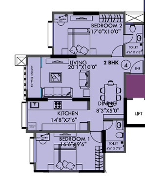 Kanakia Sevens Floor Plan
