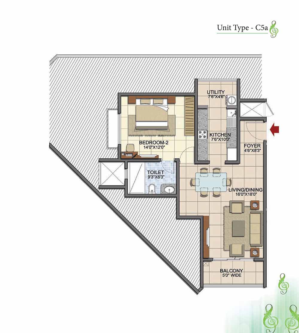 Prestige Song Of The South Floor Plan