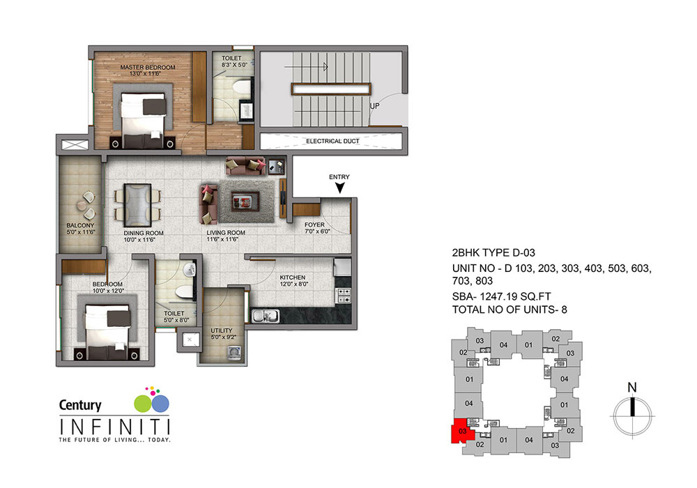 Century Infiniti Floor Plan