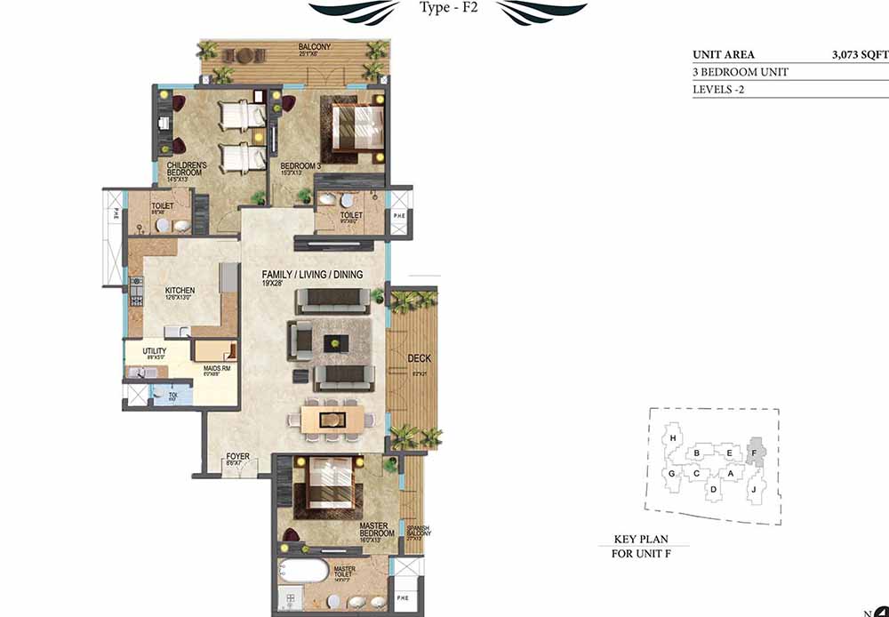 Prestige Leela Residences Floor Plan