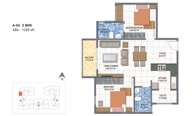 Century Saras Floor Plan
