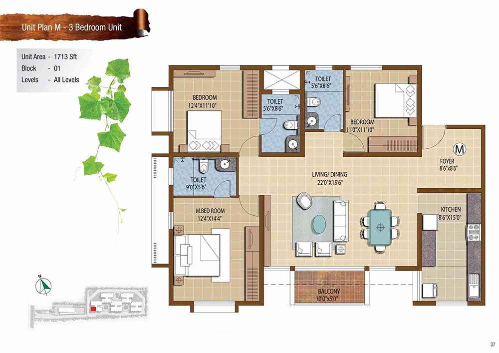 Prestige IVY Terraces Floor Plan