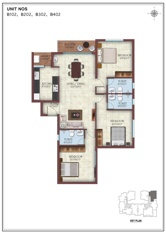 Casa Grande Ritz Floor Plan