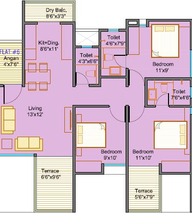 Mantra Parkview Floor Plan