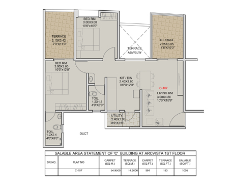 Mittal ARC Vista Floor Plan