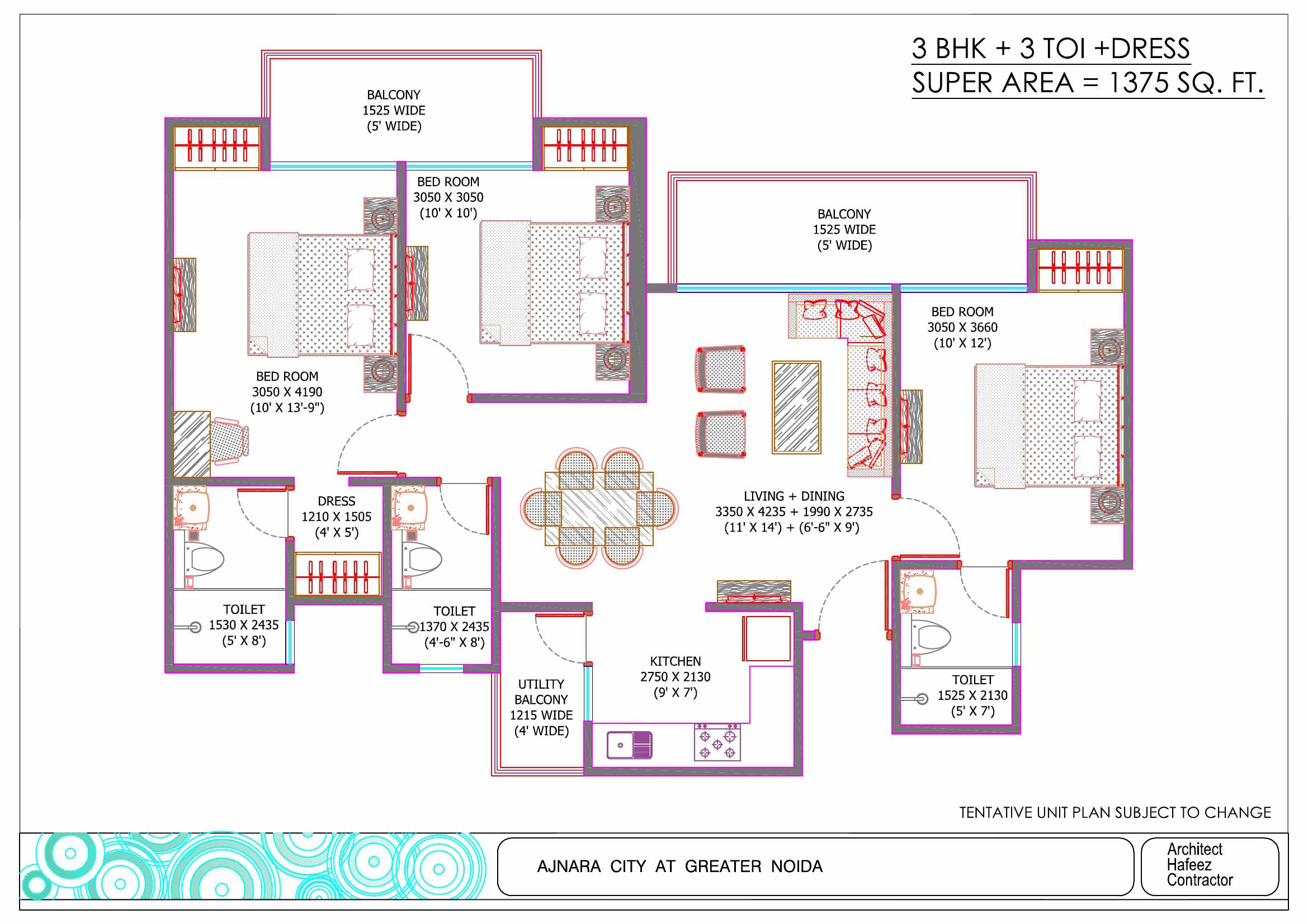 Ajnara Khel Gaon Floor Plan