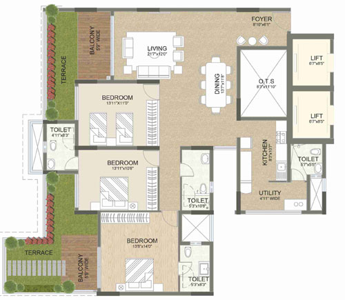 Advaitha Aksha Floor Plan