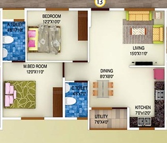 DS MAX Sista Floor Plan