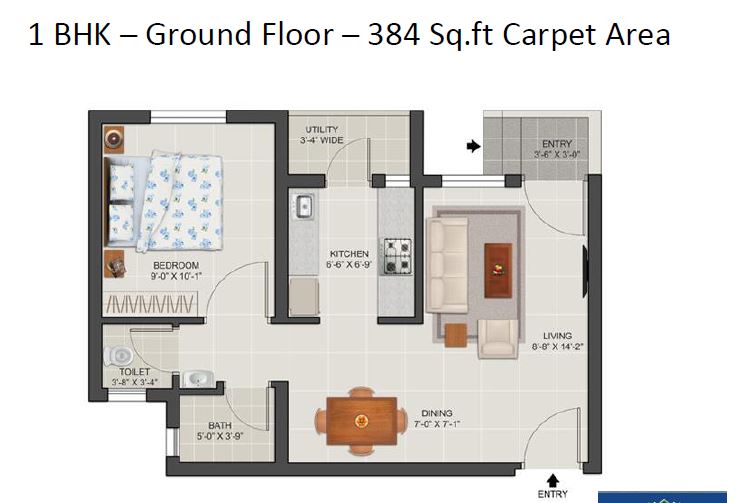Tata New Haven Compact Floor Plan