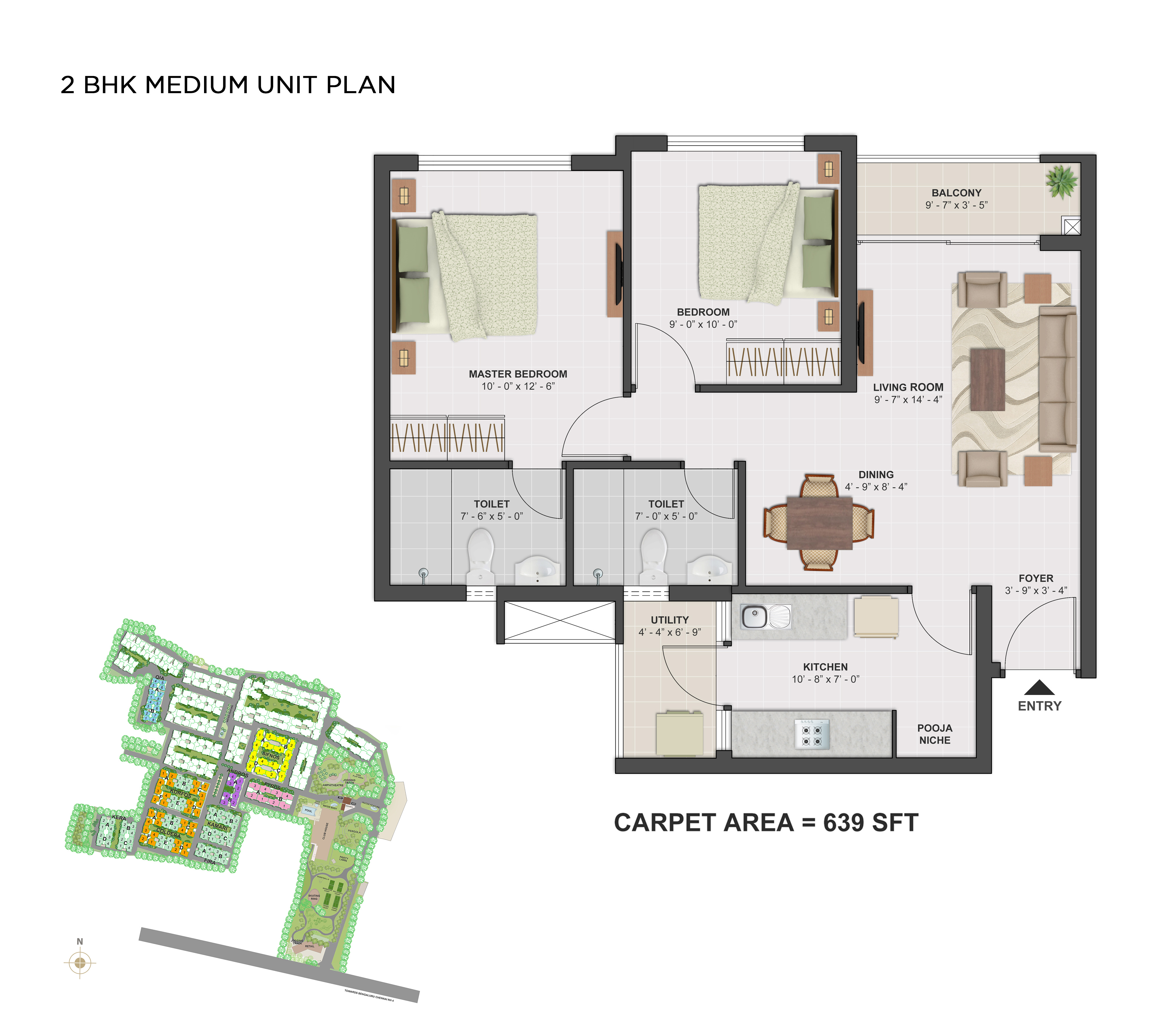 Tata Santorini Floor Plan