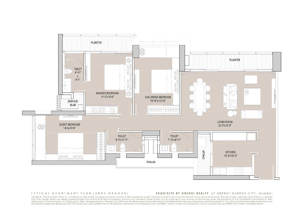 Oberoi Exquisite Floor Plan