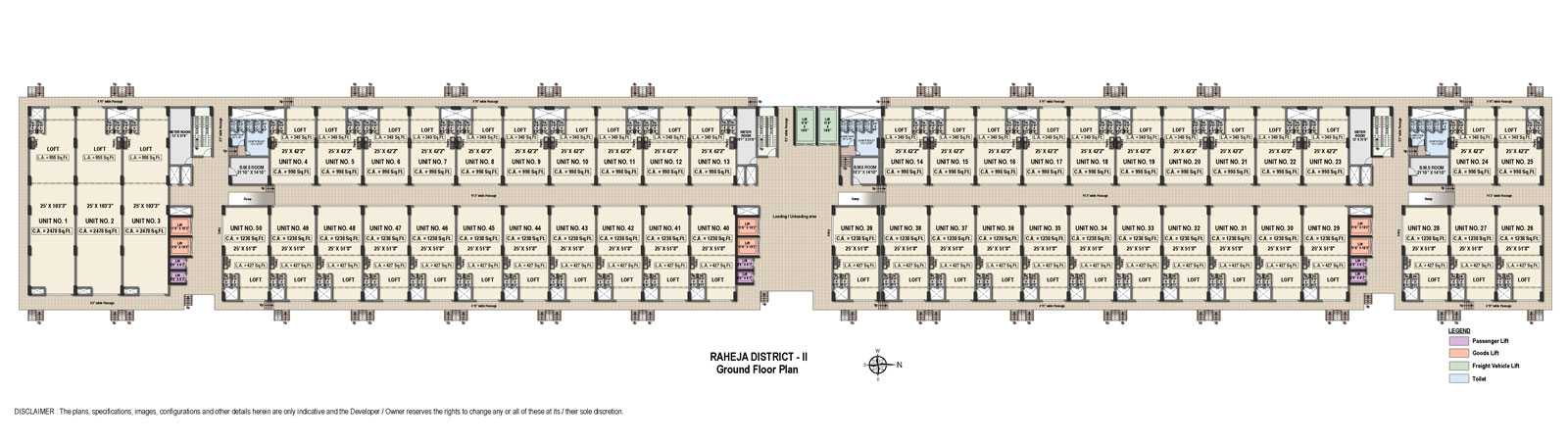 Raheja District II Floor Plan
