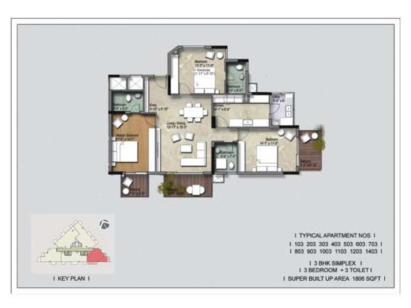 Unishire Belvedere Premia Floor Plan