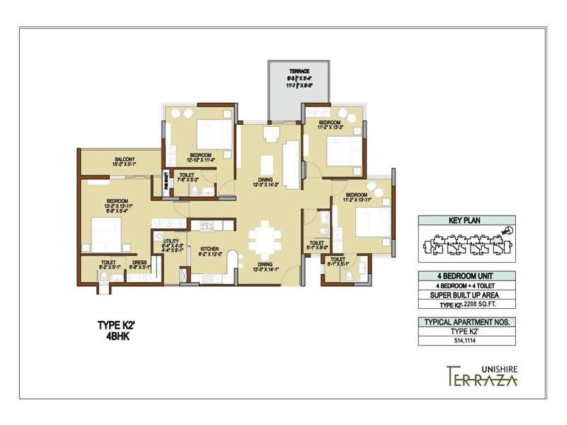 Unishire Terraza Floor Plan