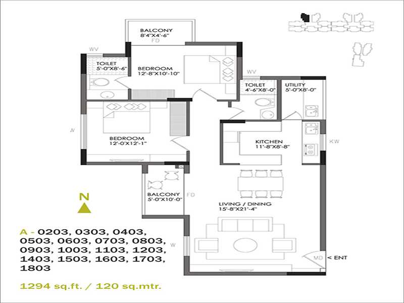 Unishire Spacio Floor Plan