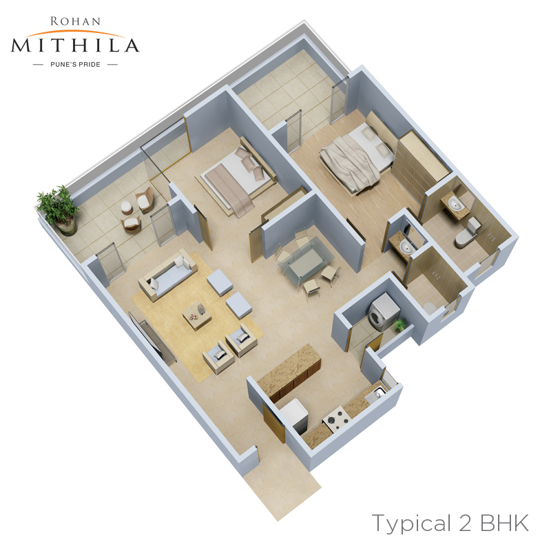 Rohan Mithila Floor Plan