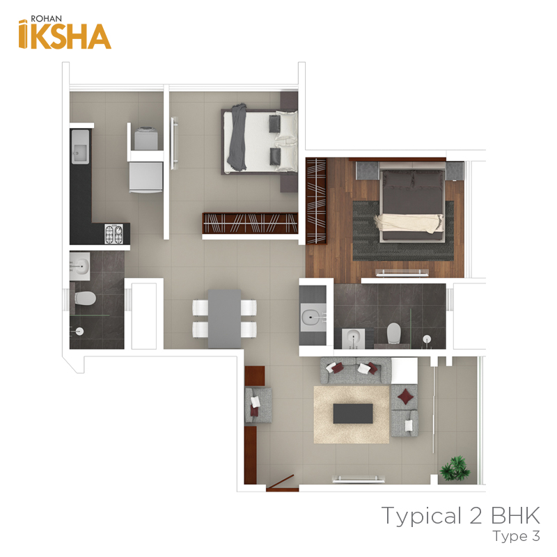 Rohan Iksha Floor Plan