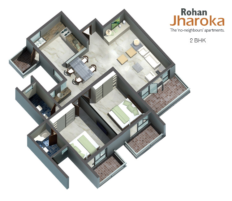 Rohan Jharoka 2 Floor Plan
