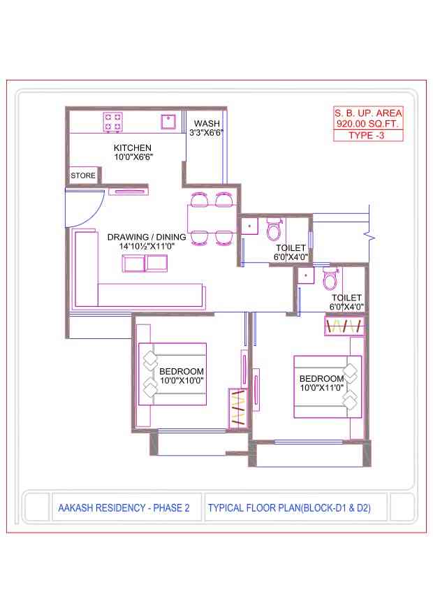 Goyal Aakash Residency Phase 2 Floor Plan