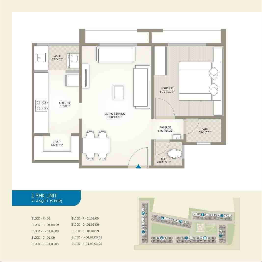 Goyal Aakash Residency Floor Plan
