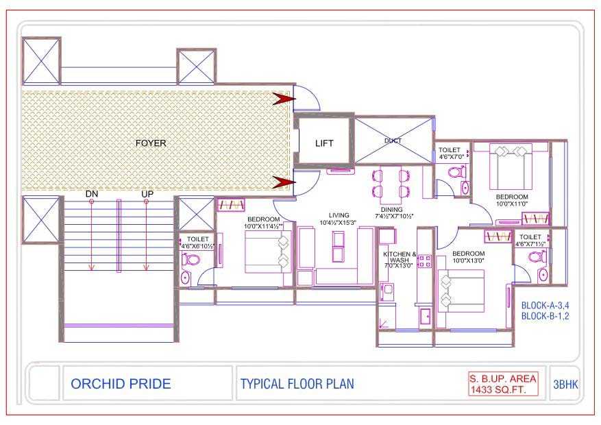 Goyal Orchid Pride Floor Plan
