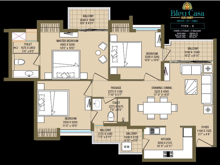 ABA Cleo County Bleu Casa Floor Plan