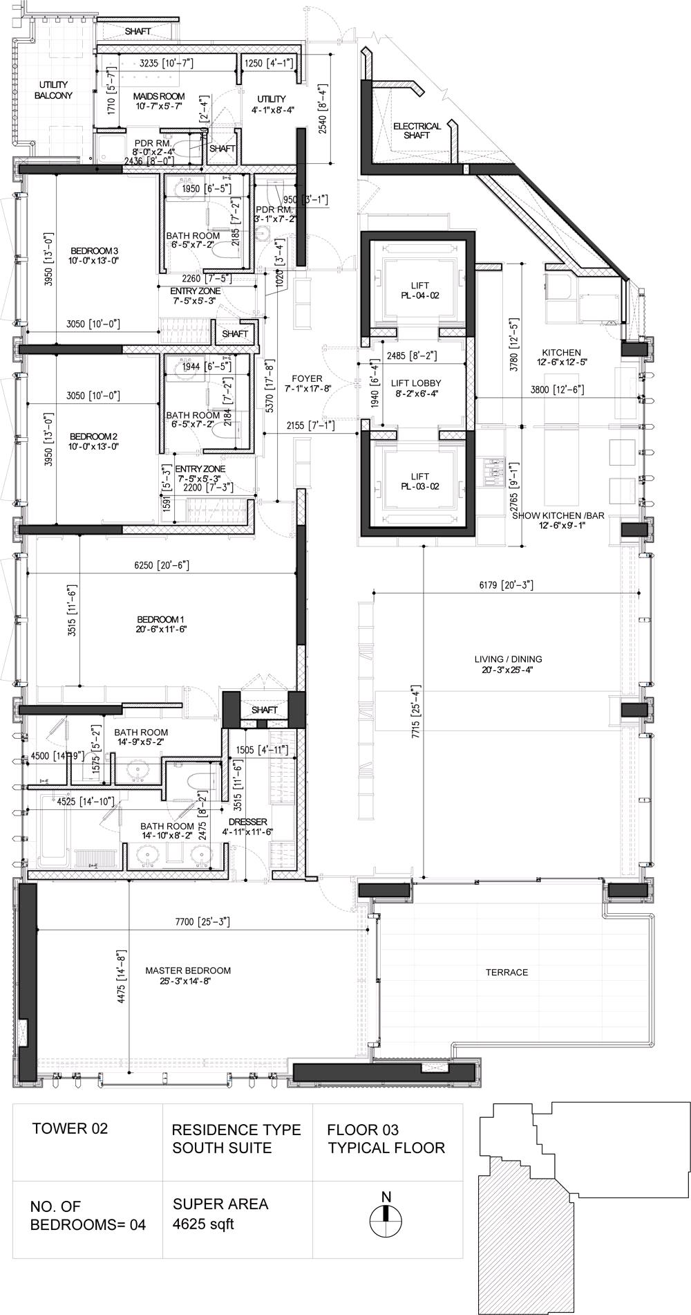 Ireo Grand Hyatt Residences Floor Plan